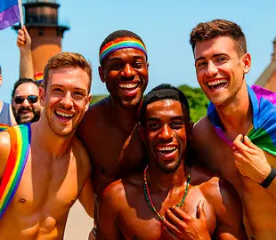 Orgulho Queer de Block Island 2026: imagem do desfile