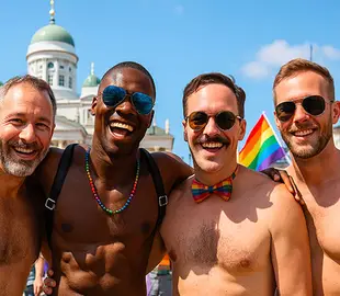 Gay Pride Helsínquia 2026: imagem do desfile