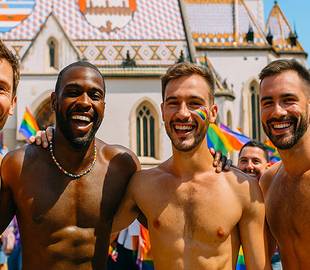 Orgulho de Zagreb 2026: imagem do desfile
