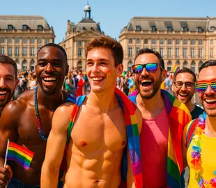 Orgulho gay de Bordeaux 2026: imagem do desfile