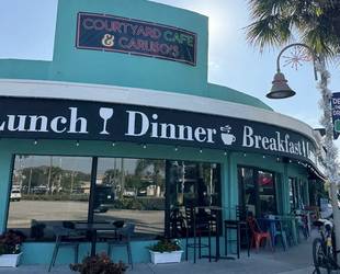 Courtyard cafe