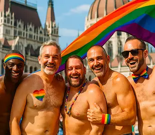 Gay Pride Budapeste 2026: imagem do desfile
