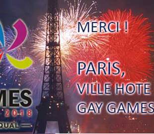 Paris to Host 2018 Gay Games!