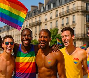 Orgulho gay de Nantes 2026: imagem do desfile
