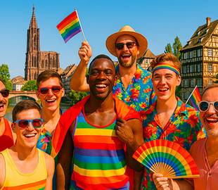 Orgulho gay de Estrasburgo 2026: imagem do desfile