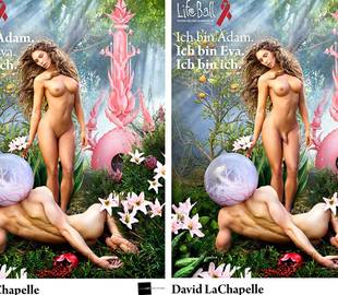 LifeBall in Wien: Carmen Carrera nackt von David LaChapelle