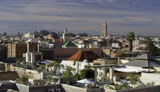 Oriental and modern Marrakech