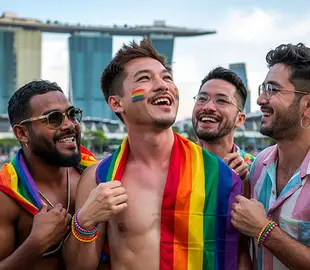 Orgulho de Singapura (Pink Dot) 2026: imagem do desfile
