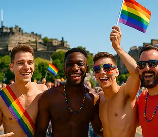 Orgulho de Edimburgo 2026: imagem do desfile