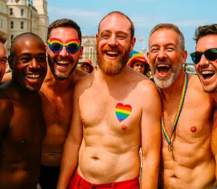 Gay Pride Brighton 2026: imagem do desfile