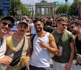 Gay Pride Berlim(CSD Berlim) 2026: imagem do desfile