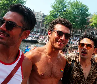 Gay Pride Amsterdão 2026: imagem do desfile