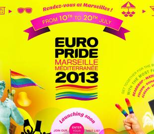 Europride 2013 in Marseilles in 4 months now!
