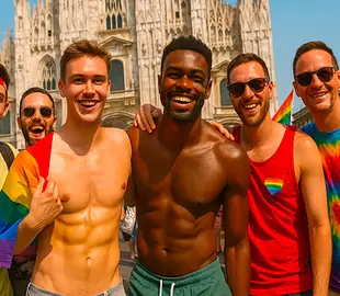 Gay Pride Milão 2026: imagem do desfile