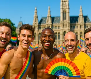 Gay Pride Viena 2026: imagem do desfile