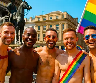 Gay Pride Glasgow 2026: imagem do desfile