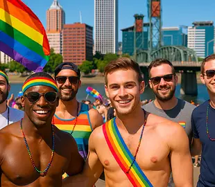 Orgulho gay de Portland 2026: imagem do desfile