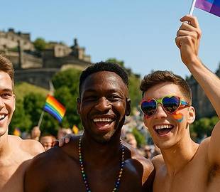 Pride Edinburgh 2025: image of the parade