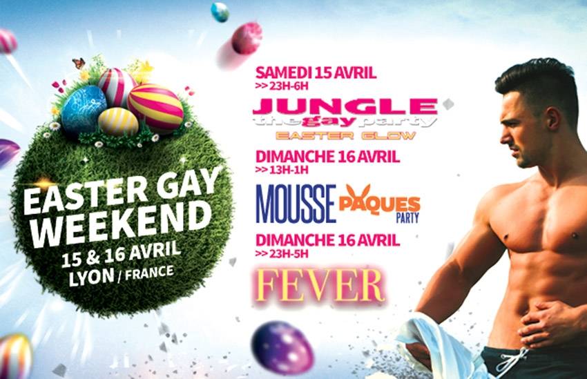 Mach dich zu Ostern auf den Weg nach Lyon zum ersten Easter Gay Weekend!